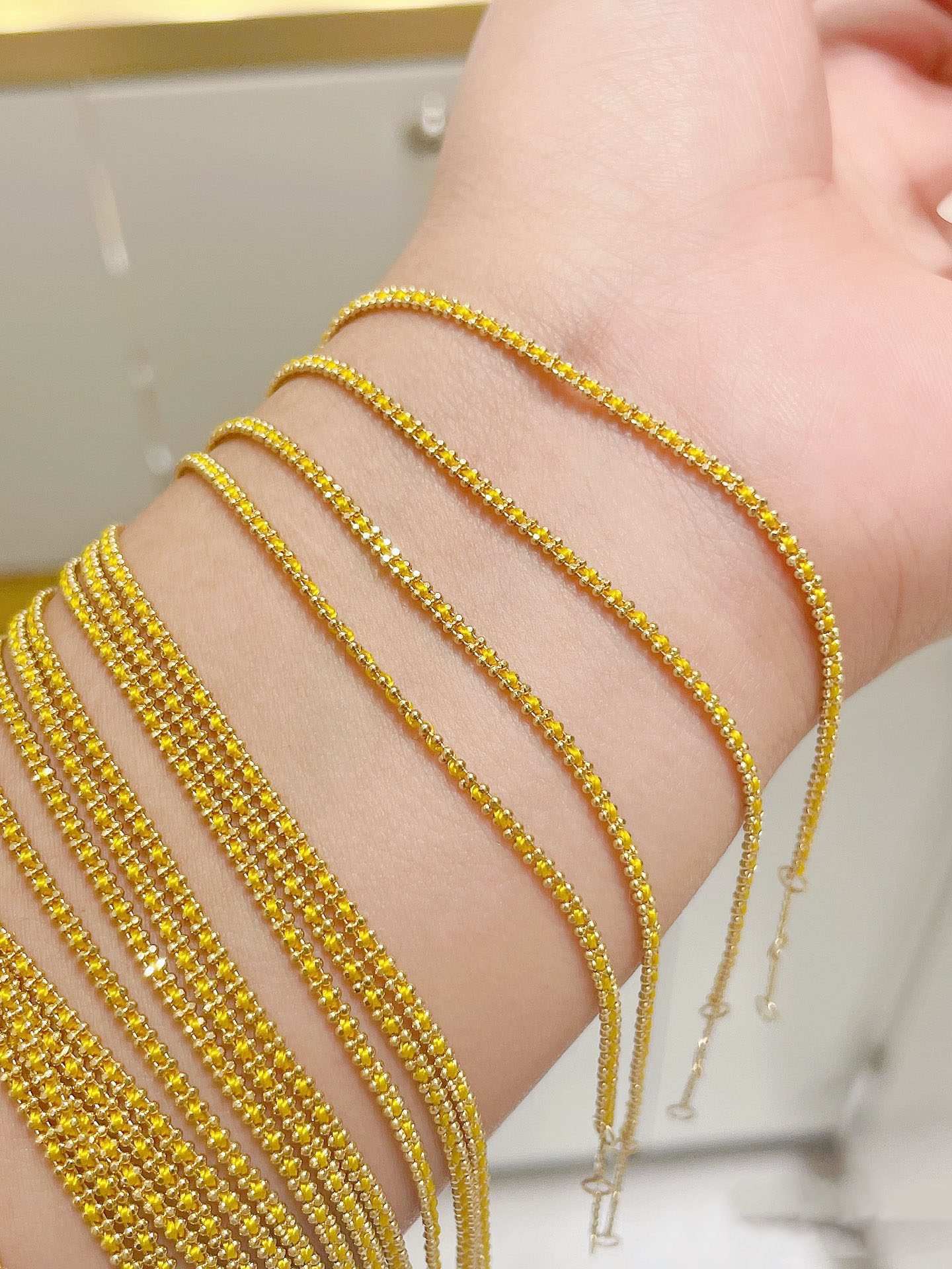 Classic Simple 18kt Gold Bracelet Barak Fashion