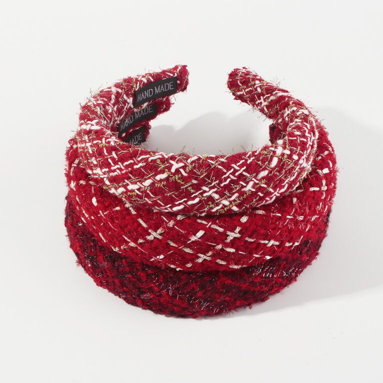 Christmas New Year Red Headband-hb0040-a