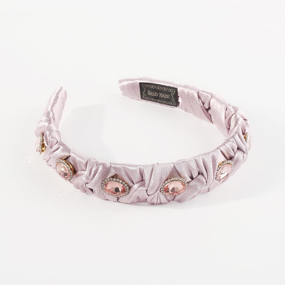 Cloth And Diamond Set Headband-hb0062-b