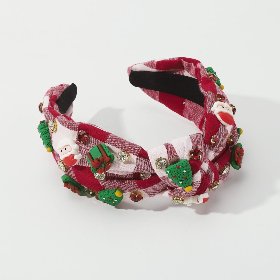 Creative Diamond Santa Headband-hb0017-b