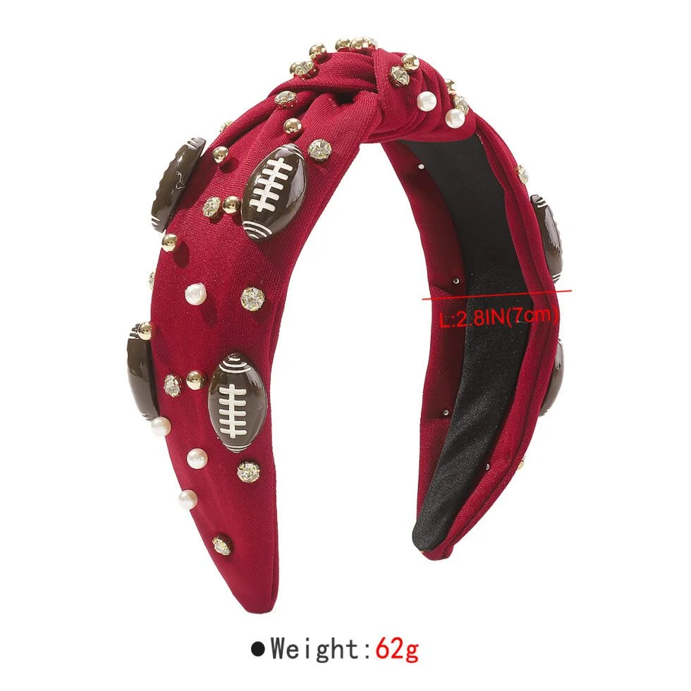 Personalized Football Headband Girls Hair Accessories Barak Fashion