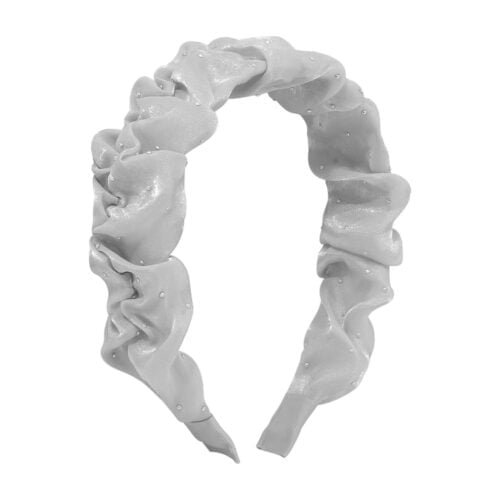 grey Individual Design Mori Fabric Crease Headband-hb0028-