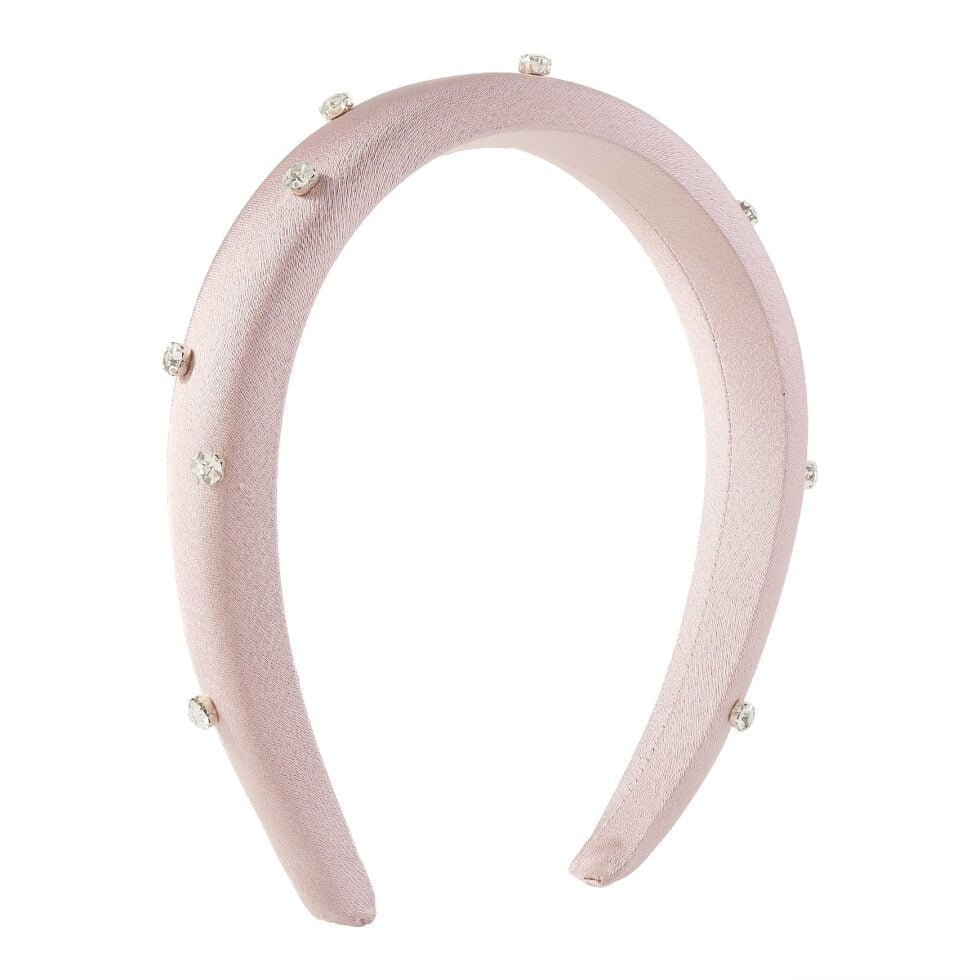 pink Vintage Headband With Drill Bit-hb0021-