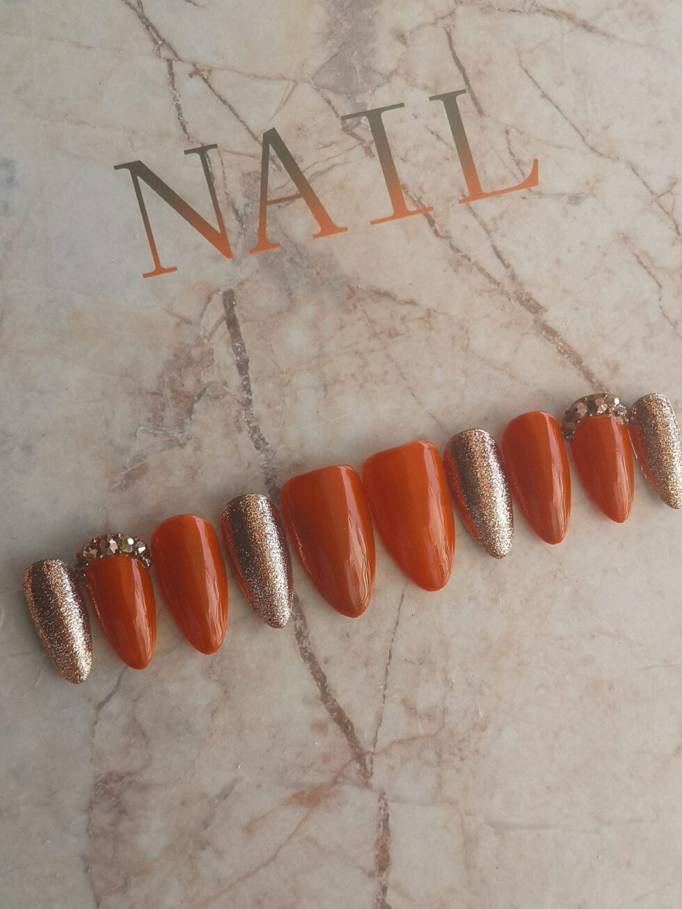 Autumn-Scenery-Press-on-Nails-Handmade-Nails-HMN007