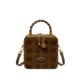 Autumn And Winter New Velvet Diamond Check Box Bag Women's Shoulder Crossbody Bag-bag041-a