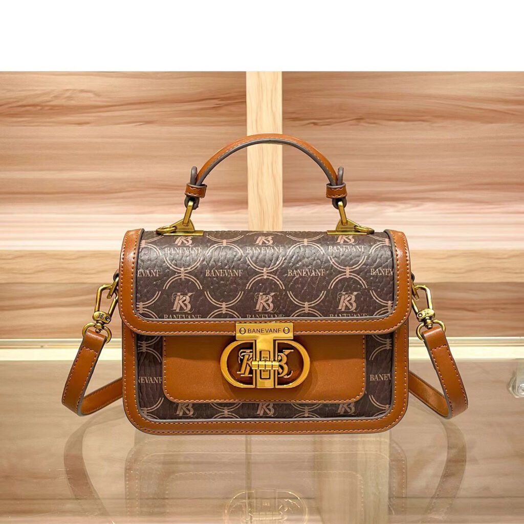 Autumn And Winter New Vintage Senior Latch Handbag Women's Shoulder Crossbody Bag-bag057-a