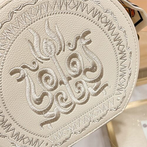 High Sense Embroidery Round Bag Fashion Small Round Bag With A Single Shoulder Crossbody Bag-bag050-i