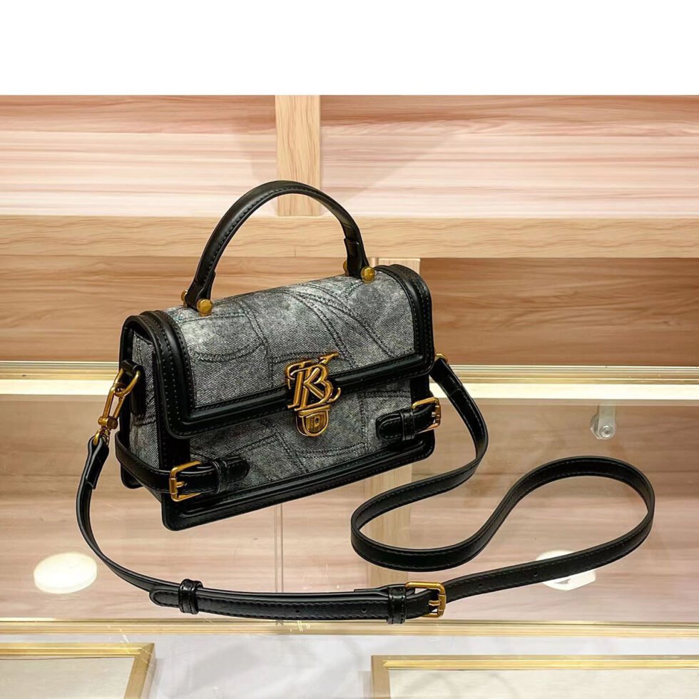 New Vintage Denim Tote Shoulder Crossbody Bag For Women-bag124-c