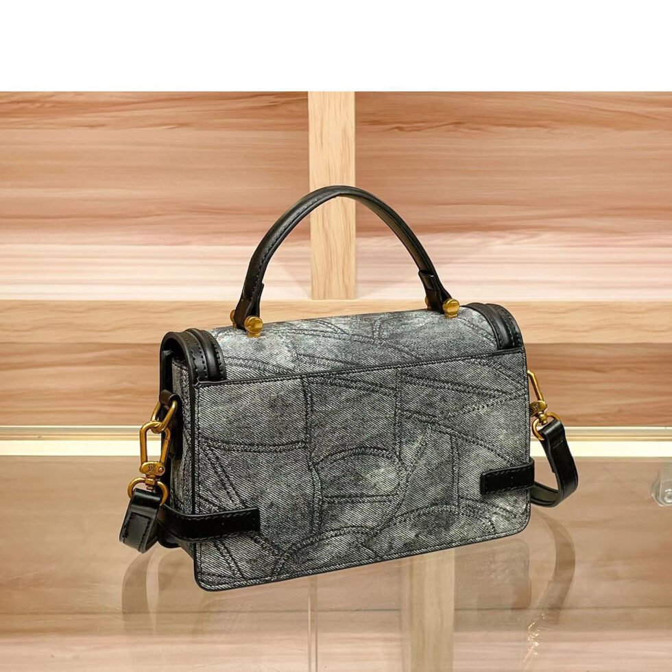 New Vintage Denim Tote Shoulder Crossbody Bag For Women-bag124-d