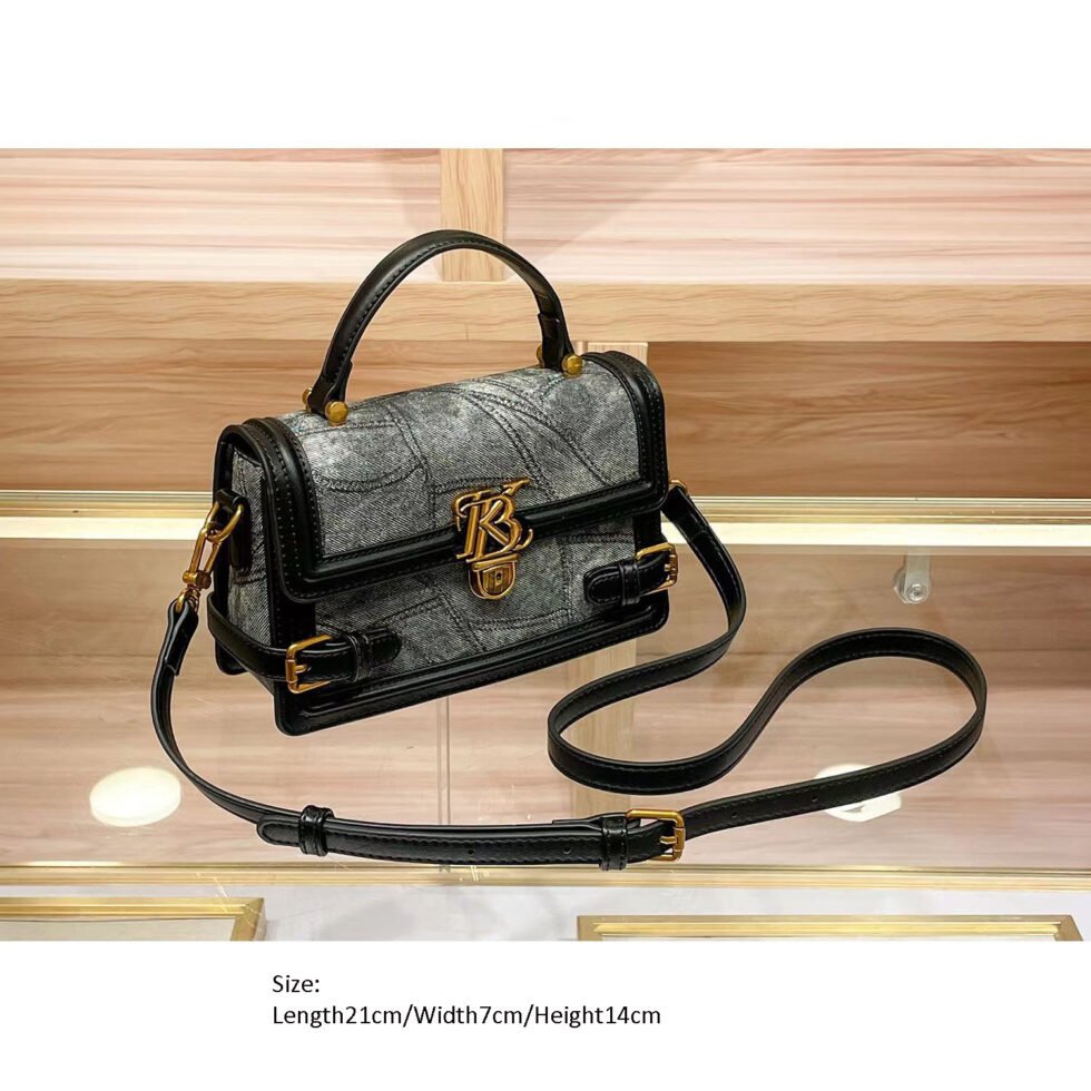 New Vintage Denim Tote Shoulder Crossbody Bag For Women-bag124-h