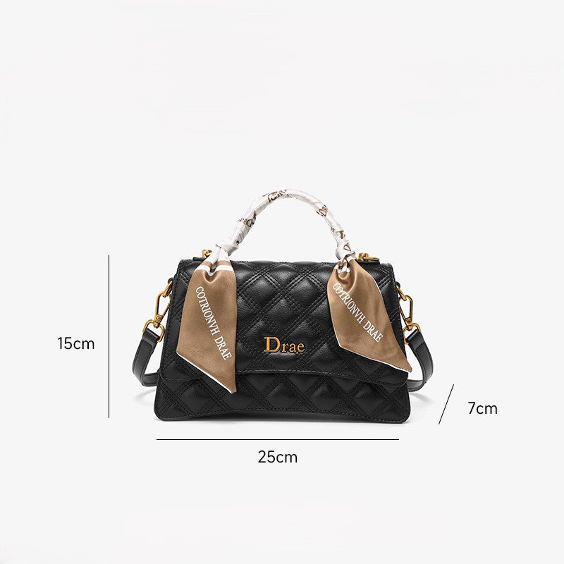 Senior Sense Hand Diamond Bag Women's New Style All Fashion Small Square Bag Shoulder Crossbody Bag125-i - Copy