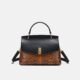 master Carved Handbag New High Sense Splicing Fashion Large Capacity Female Crossbody Shoulder Bag136-a