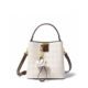 master High-grade Plaid Bucket Bag Women's Fashion Crossbody Shoulder Bag130-a