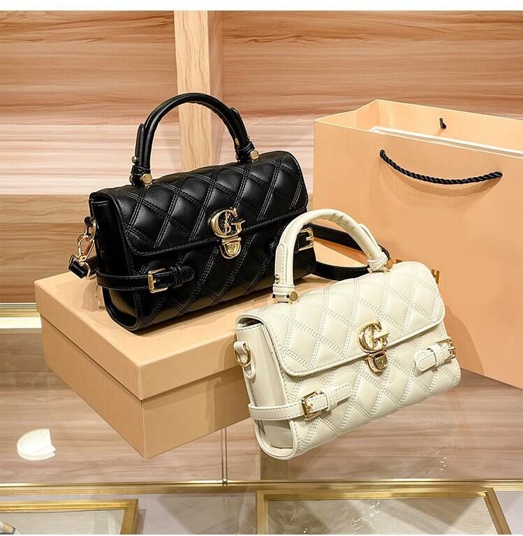 master Senior lock bag all fashion single shoulder crossbody bag diamond check handbag-bag157-a