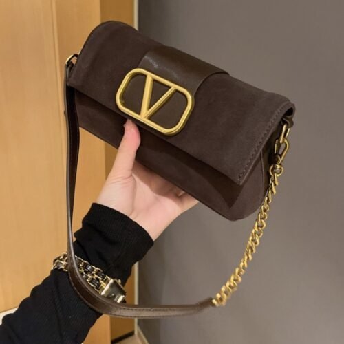 master(brown) Popular Frosted New Leather Chain Crossbody Bag With All High-grade Sense Shoulder Handbags-bag088-a