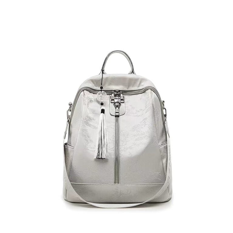 master(silver) 2024 New High-grade Casual Backpack Women's Travel Backpack-bag092-a