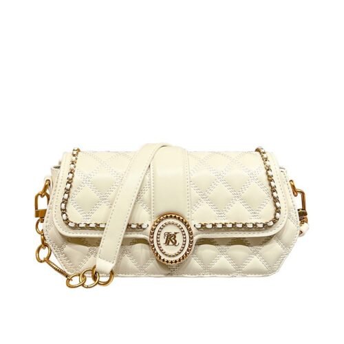 master(white) Summer New High-grade Sense Light Luxury Chain Underarm Bag Women All Shoulder Crossbody Bag107-a